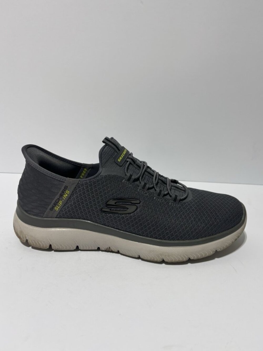 Skechers Men’s Summits - High Range Slip-On Sneakers Gray, Size 9.5 M
